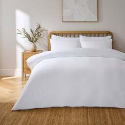 Simply Brushed Cotton Duvet Cover and Pillowcase Set - thumbnail 1