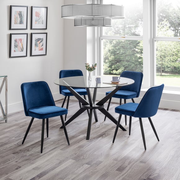 Burgess Set of 2 Dining Chairs, Velvet - image 1