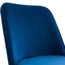 Burgess Set of 2 Dining Chairs, Velvet - thumbnail 4