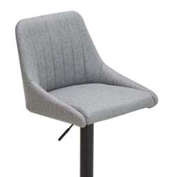 Kenton Adjustable Height Swivel Bar Stool, Fabric - thumbnail 6