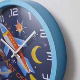 Space Blast Off Round Wall Clock - thumbnail 2