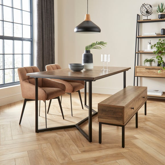 Brayden Rectangular Dining Table, Jase Dining Chairs & Fulton Dining Bench - image 1
