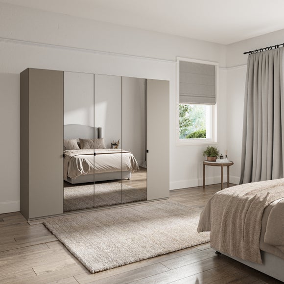 Wiemann Kahla 5 Door Mirrored Wardrobe - image 1