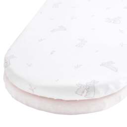 Pack of 2 Jersey Pink Bunny 100% Cotton Fitted Sheets - thumbnail 1