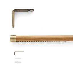 Trinity Stud Curtain Track Pole - thumbnail 3