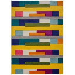 Mambo Patchwork Stripe Rug - thumbnail 5