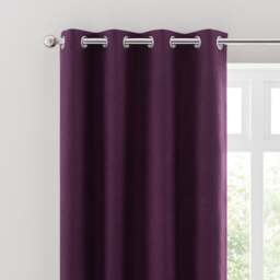 Luna Brushed Eyelet Curtains (Blackout Available) - thumbnail 1