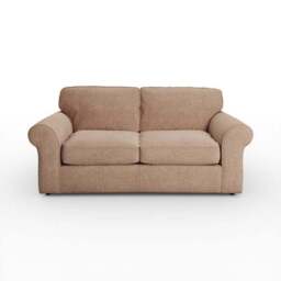 Flori Tonal Plush Chenille 2 Seater Sofa Bed - thumbnail 6