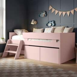 Logan Low Sleeper Bed Frame With Toybox