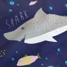 Sea Life Multicoloured Pencil Pleat Curtain - thumbnail 2