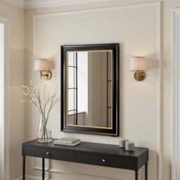 Yearn Georgian Framed Bevelled Rectangle Wall Mirror - thumbnail 3