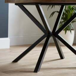 Ezra Round 4 Seater Dining Table - thumbnail 3