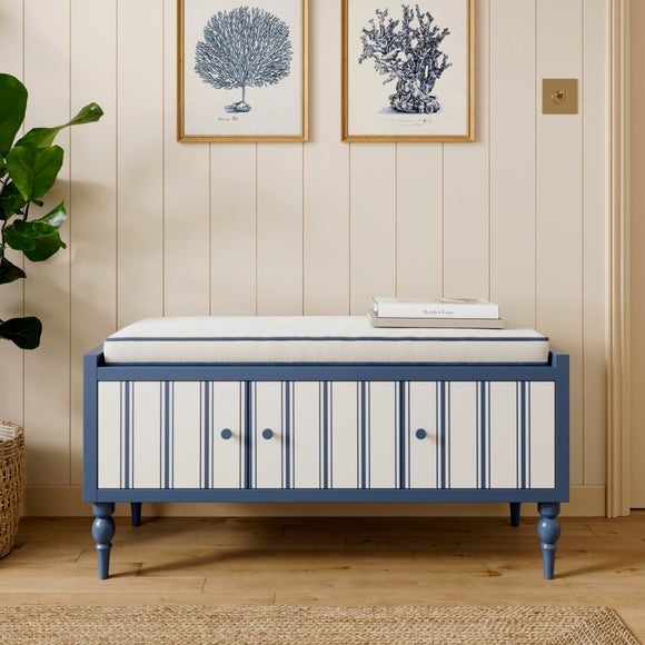 Petit Folkstone Stripe Shoe Storage Bench - image 1