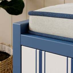 Petit Folkstone Stripe Shoe Storage Bench - thumbnail 4