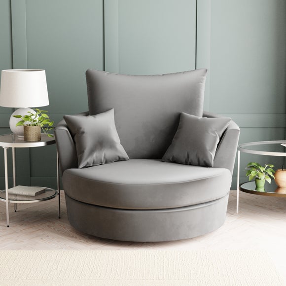 Blake Swivel Chair, Opulent Velvet - image 1