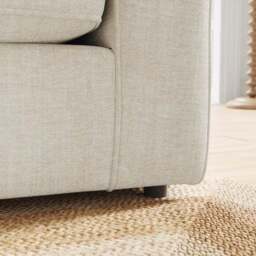 Flori Tonal Plush Chenille 2 Seater Sofa Bed - thumbnail 4