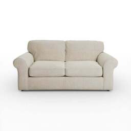 Flori Tonal Plush Chenille 2 Seater Sofa Bed - thumbnail 6