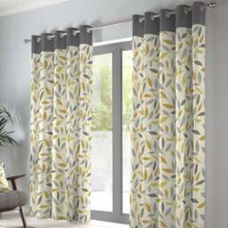 Fusion Beechwood Eyelet Curtains - thumbnail 2