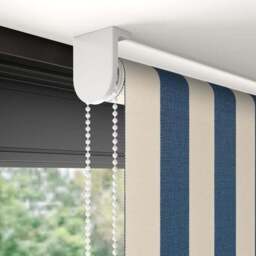 Beatrice Stripe Fire Retardant Blackout Made to Measure Roller Blind - thumbnail 4