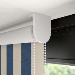 Beatrice Stripe Fire Retardant Blackout Made to Measure Roller Blind - thumbnail 5