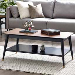 Findlay Coffee Table With Shelf - thumbnail 1