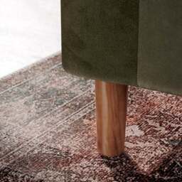 Max Velvet Corner Storage Sofa Bed - thumbnail 5