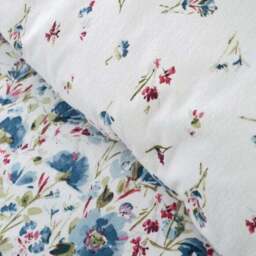 Bianca Ophelia Floral 100% Brushed Cotton Duvet Cover & Pillowcase Set - thumbnail 4