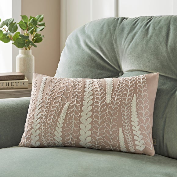 Trailing Floral Rectangle Cushion - image 1