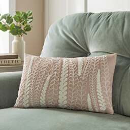 Trailing Floral Rectangle Cushion - thumbnail 1