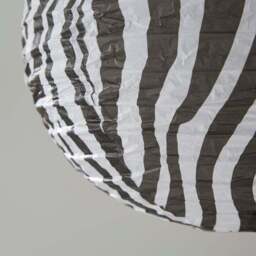 Zebra Print Easy Fit Round Pendant Shade - thumbnail 3