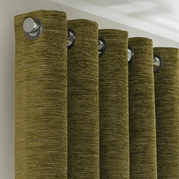 Hemmingway Chenille Eyelet Curtains - image 1