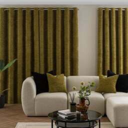 Hemmingway Chenille Eyelet Curtains - thumbnail 5