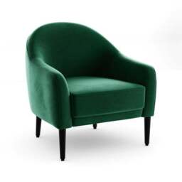 Kaspar Velvet Tub Chair - thumbnail 6