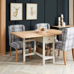 Clifford 2-4 Seater Drop Leaf Dining Table - thumbnail 1