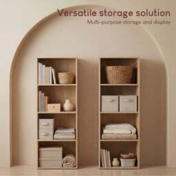Oxford 4 Tier Cube Bookcase - thumbnail 5