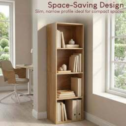 Oxford 4 Tier Cube Bookcase - thumbnail 4