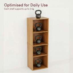 Oxford 4 Tier Cube Bookcase - thumbnail 6