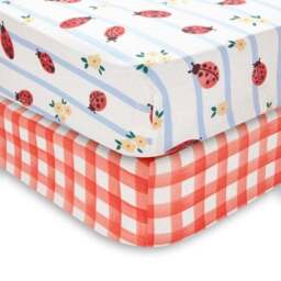 Set of 2 Ladybird Lane Fitted Sheets - thumbnail 3