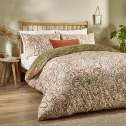 Duvet Day Anika Reversible Duvet Cover & Pillowcase Set - thumbnail 1