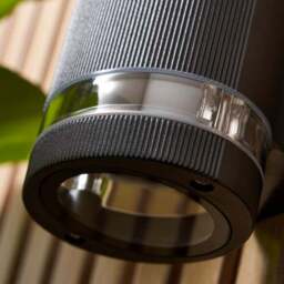 Hazel Ribbed 2 Light Outdoor Wall Light - thumbnail 3