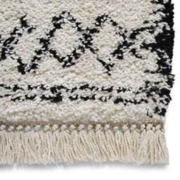 Black and White Boho 5402 Rug - thumbnail 4