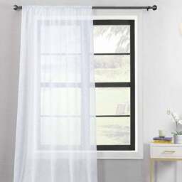 Recycled Polyester Slot Top Single Voile Panel - thumbnail 2
