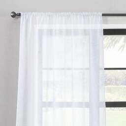 Recycled Polyester Slot Top Single Voile Panel - thumbnail 1