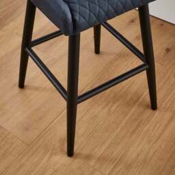 Montreal Counter Height Bar Stool, Faux Leather - thumbnail 4