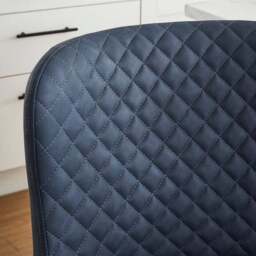 Montreal Counter Height Bar Stool, Faux Leather - thumbnail 3