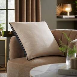 Luxe Velour Contrast Square Cushion - thumbnail 1