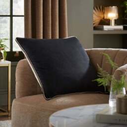Luxe Velour Contrast Square Cushion - thumbnail 2