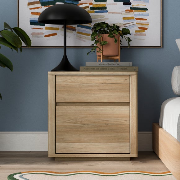 Malik 2 Drawer Bedside Table - image 1