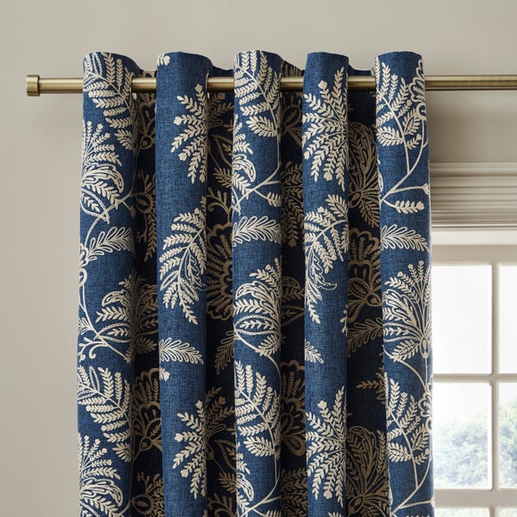 Dakota Embroidered Eyelet Curtains - image 1