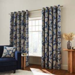 Dakota Embroidered Eyelet Curtains - thumbnail 2